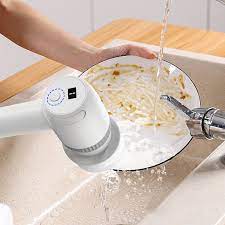 Wireless Electric Cleaning Brush Set 5-In-1 Handheld Bathtub Brush Kitchen Bathroom Sink Cleaning Tool Profess Cleaning Brushs