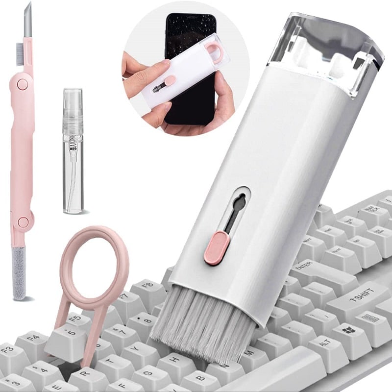 7-In-1 Computer Keyboard Cleaner Brush Kit Bluetooth Earphone Cleaning Pen