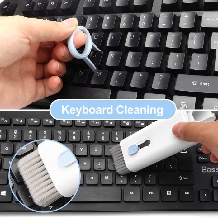 7-In-1 Computer Keyboard Cleaner Brush Kit Bluetooth Earphone Cleaning Pen