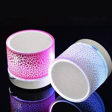 Mini Portable Rechargeable Speaker With Multi Color Light